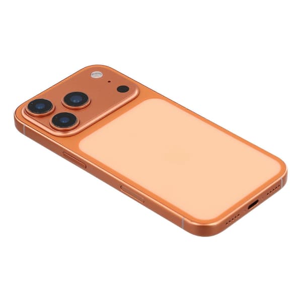 TKdaddy iPhone 17 Pro Musta Näyttömalli, Ei Oikea Älypuhelin (Ilman Logoa) Kulta