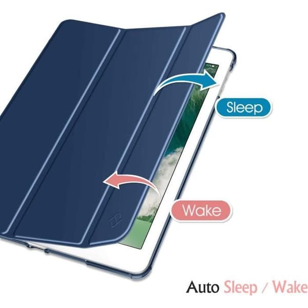 Etui til iPad 6.-5. generation version 9,7 tommer 2018-2017 - Slankt og let semi-transparent bagcover [563]