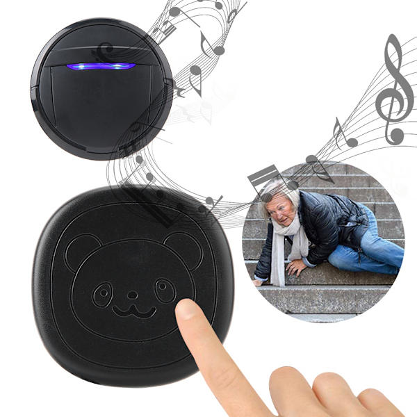 Wireless Waterproof Dog Doorbell with Touch Button 2 Transmitters 1 Receiver EU