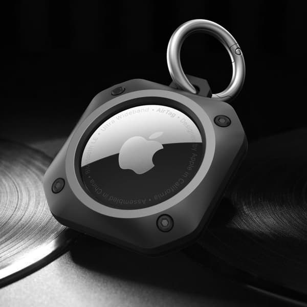 Tech-Protect Apple AirTag -pidike Rough Pro Musta 20
