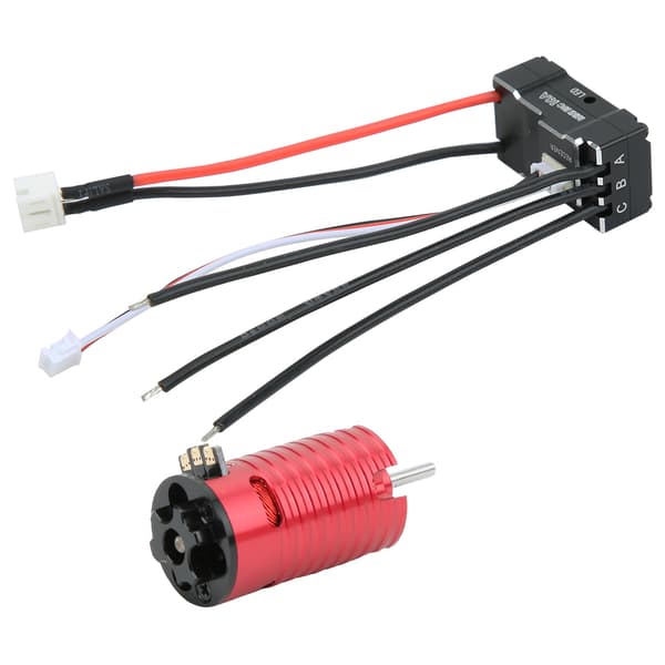 1410 Brushless Motor 18A Black ESC RC Spare Part Accessory Red 3500KV
