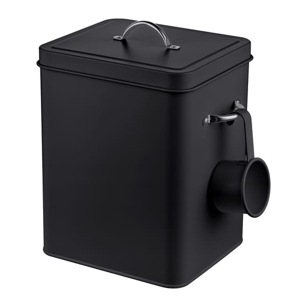 Metallförvaringslåda med lock, 6 liters kapacitet 1020