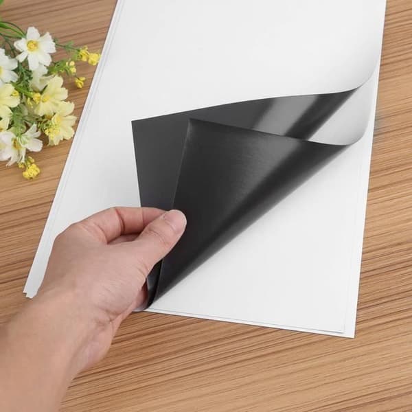 Qiilu utskrivbart magnetiskt papper 5 st A4 flexibelt magnetiskt utskriftsark utskrivbart fotopapper magnet