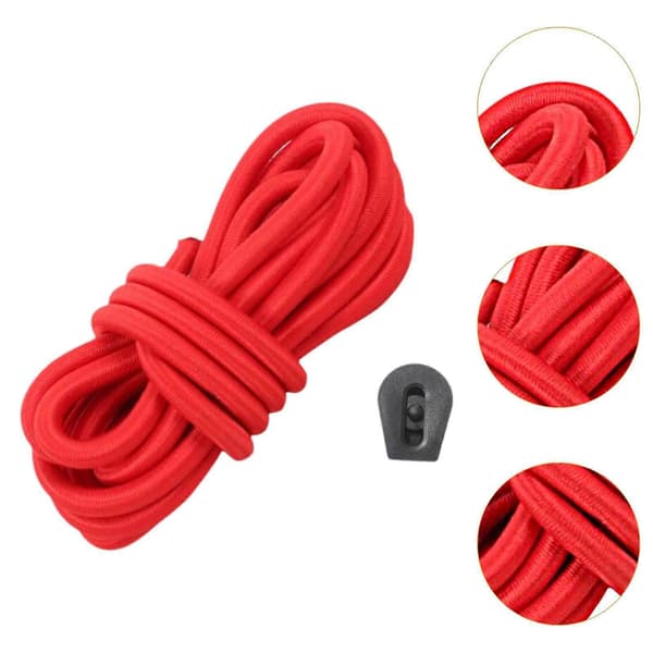 Elastisk Bungee Cord Kajak Stretch Snöre Rep Paddelbräda SUP Förvaring med Red