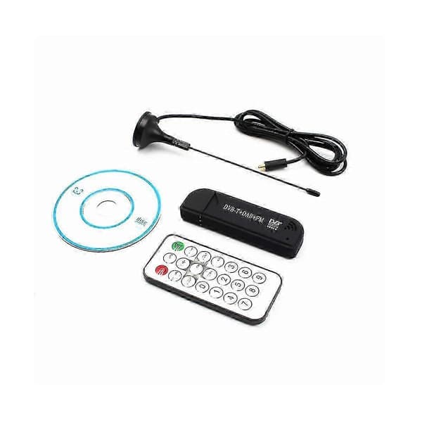 USB2.0 DVB-T SDR+DAB+FM TV-mottakerpinne RTL2832U+FC0012