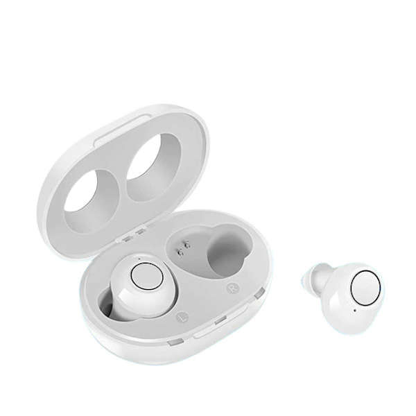 Rechargeable Hearing Aid for Seniors, White