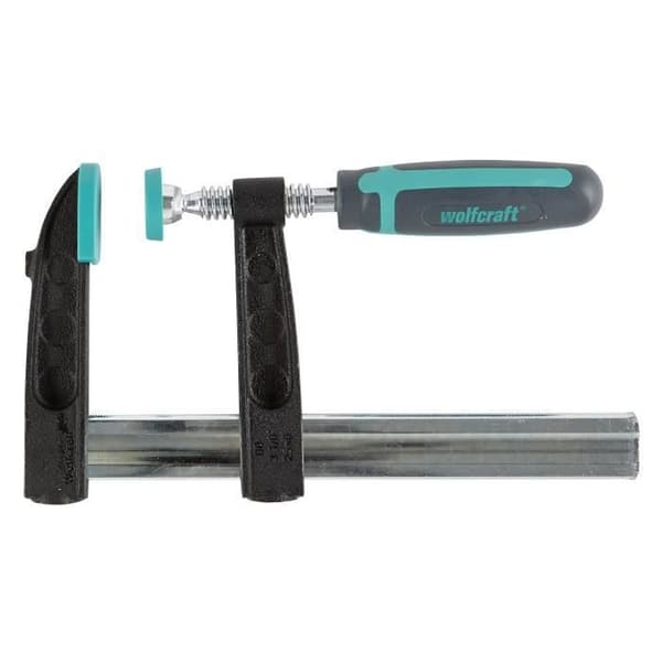 Skruetvinge - WOLFCRAFT - SZ 80-150 - Plast - Sort Svart, Grå