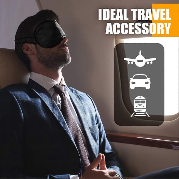 2025 Latest Model 200 Pcs Eye Mask Sleep Mask Blindfold with Adjustable Strap for Gaming