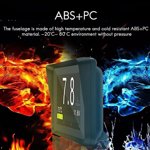Bil A203 OBD2 On-Board Computer Digital Computer Rejse Display Hastighed Brændstofforbrugsmåler