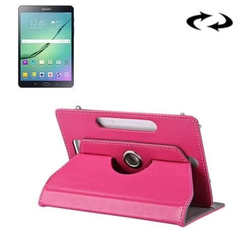 360° Roterende Universal Etui/Cover til 10,1-tommer Tablets - Pink