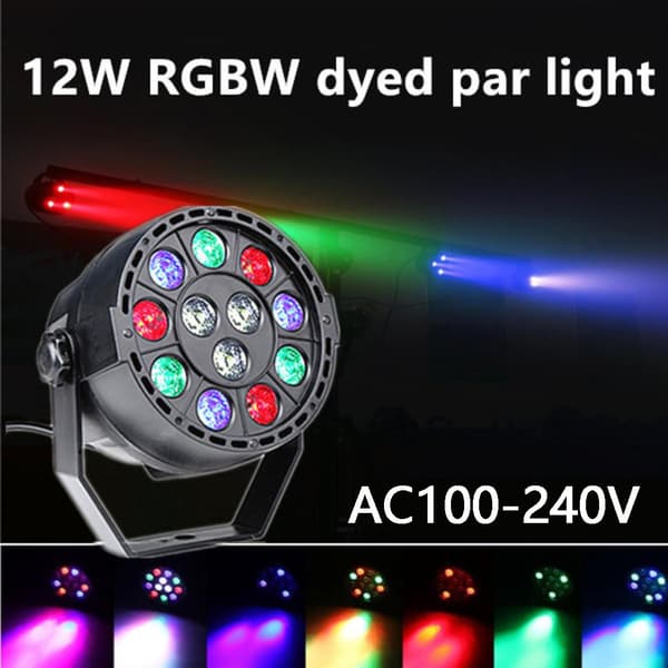 4x LED Par64 Scenelys RGBW DMX512 Scenelys