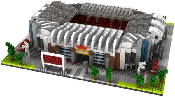 3800 dele Byggemodel til at samle Old Trafford Stadion med