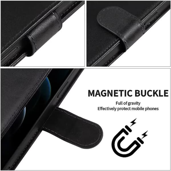 Samsung S26 Wallet Case Black