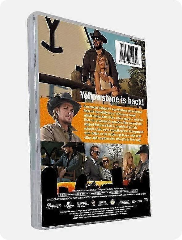 Yellowstone sæson 5 del 2: (DVD-serie 2-disc) engelsk version