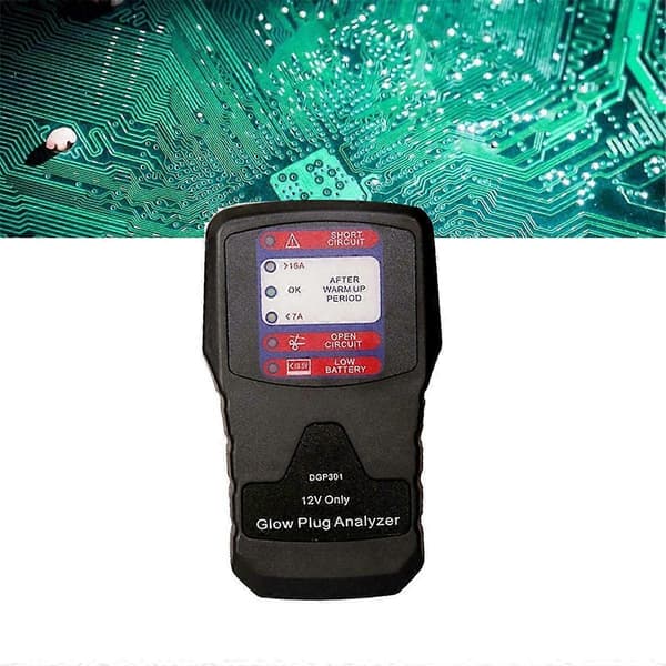 12V Glødepluggtester for bil Diesel Glødeplugg Analysator