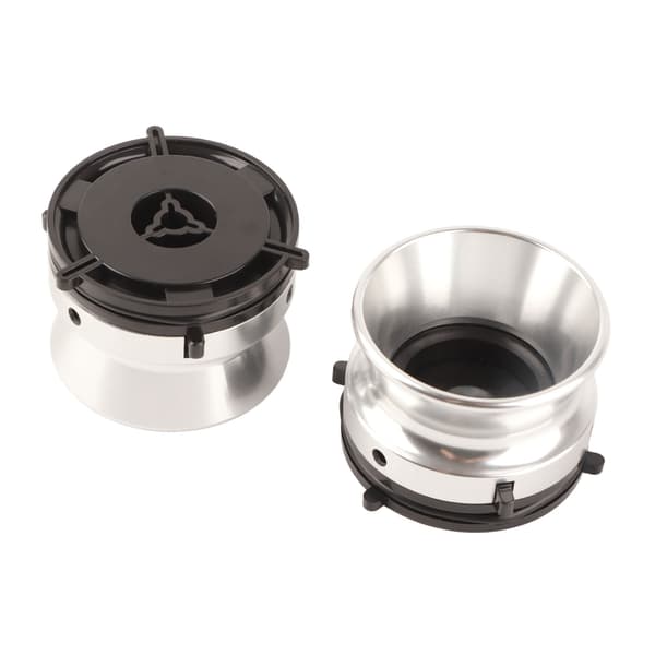 NAB Hub Adaptere Professionel Poleret Aluminiumslegering 10 Tommer Åbner til Studer ReVox Akai Teac Sølv