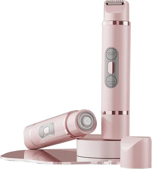Elektrisk epilator - UDEN LIGE - Bikinitrimmer - Genopladelig - IPX7 vandtæt - 2 i 1