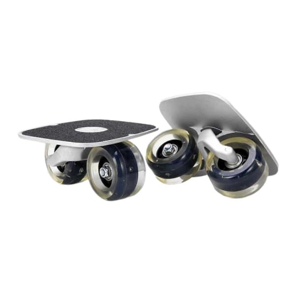 [LCS]Roller Road Drift Skates Plate Udendørs Split Skateboard Klare Sorte Hjul-På Lager