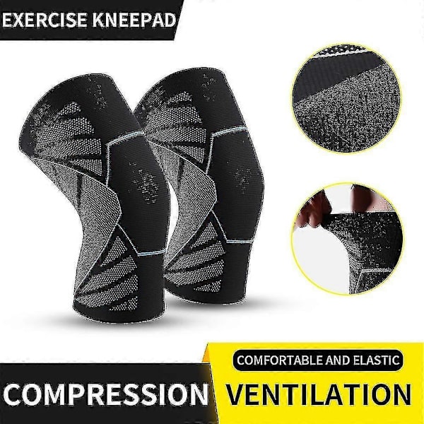 1 st Knäskydd Stöd Herr Dam Elastisk Nylon Sport Kompression Knä