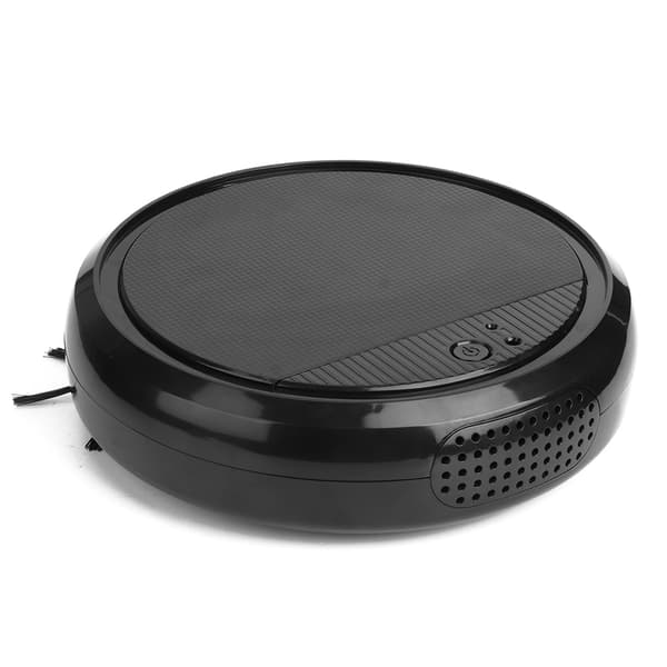 Multifunctional Intelligent Robot Vacuum Cleaner with Ultraviolet Light for Home and Office (Black) 1