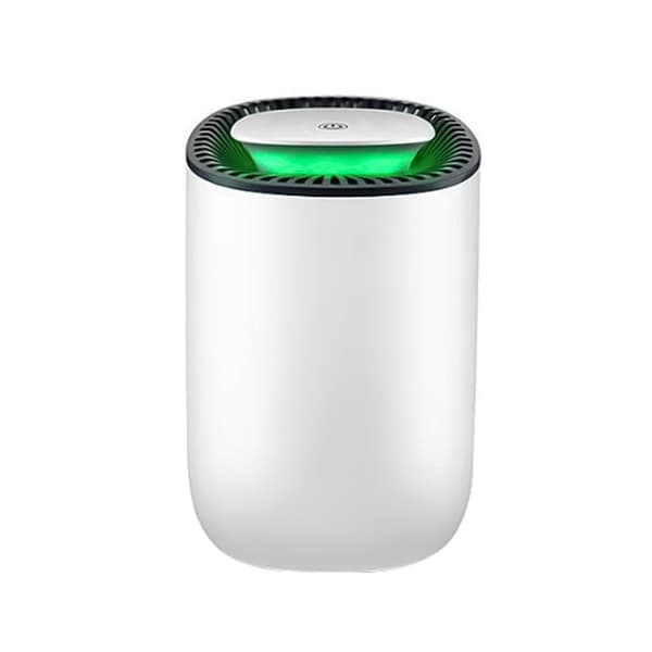 Portable Mini Dehumidifier Compatible with Home Ultra-Quiet Automatic Shut-Off Dehumidifier Compatible with Wardrobe Bedroom Kitchen Basement