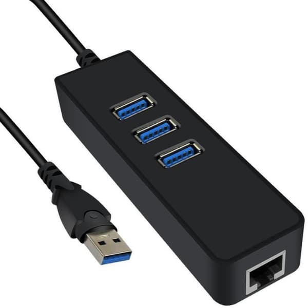 365invent 3 porte 3.0 USB Hub Ethernet-adapter