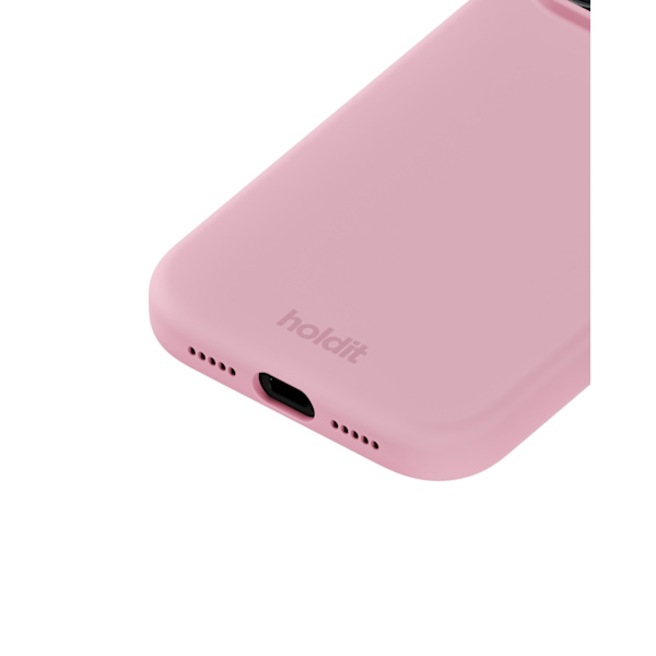 holdit iPhone 17 Pro Mobilskall Silikon Rosa Silikon