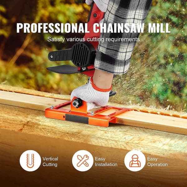 [LCS] Chainsaw Mill, Vertical Sawmill Guide with 2\"-6\" Cutting Width Compatible with Builders and Woodworkers