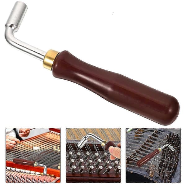Stemmenøgle til Autoharp for Præcis Instrumentvedligeholdelse Brown 15X5X2.1CM