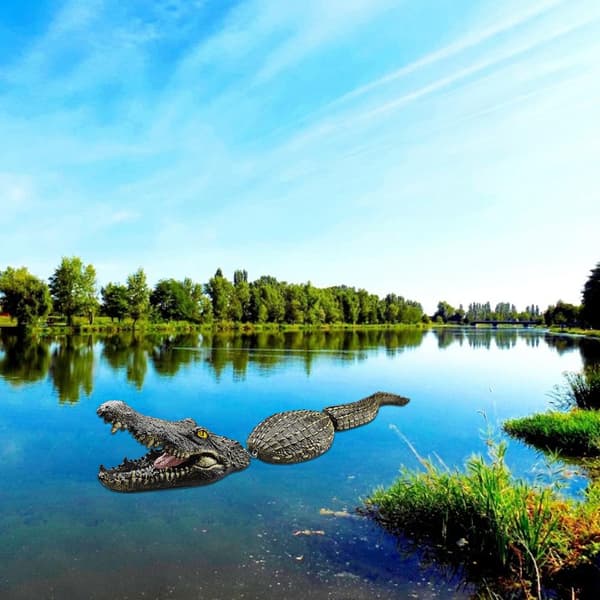 Flytende Ornament Simulering Statue Vannpynt for Basseng Dam Hage
