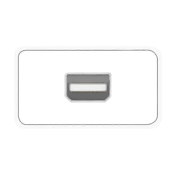 Thunderbolt 3 USB 3.1 til 2 Adapterkabel kompatibel Windows Mac Os Bh Hvid