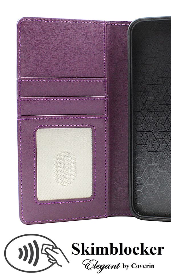 Skimblocker Doro 8080 Wallet Case Mörklila