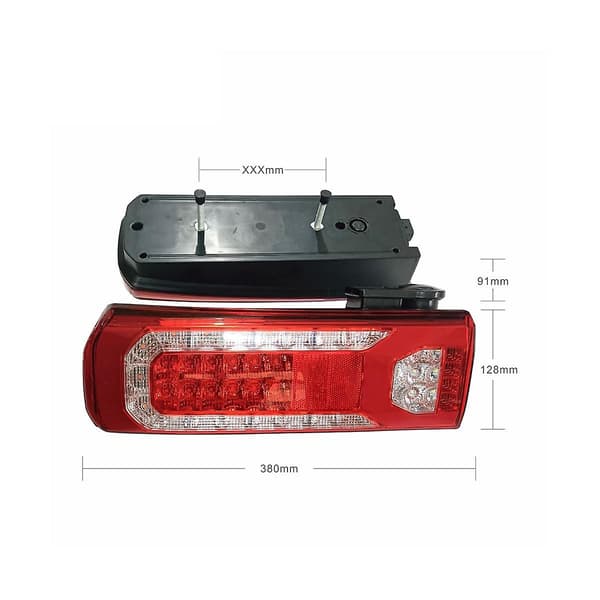 Truck Combination Taillight (Right) Compatible with - ACTROS Taillight Streaming Version Turn Signal 003 As Shown