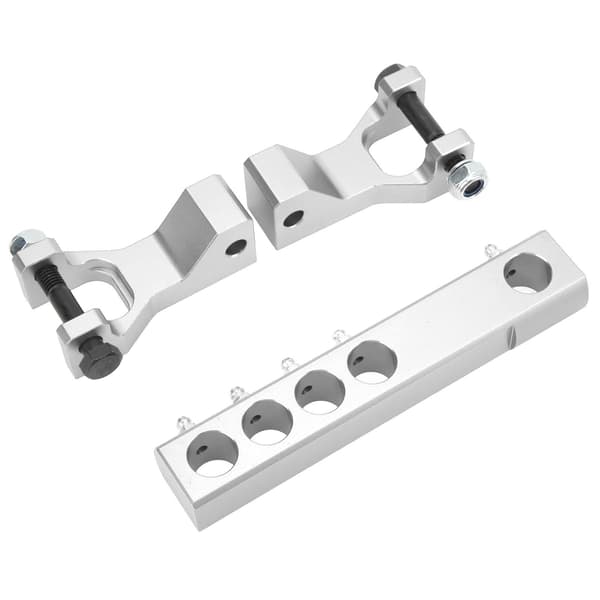 ATV Front Rear Lowering Kit Adjustable Replacement for Banshee 350 YFZ350 Warrior 350 YFM350X Silver
