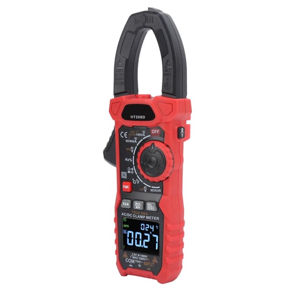 6000 Count AC/DC Digital Clamp Meter för Hem Utomhusbruk