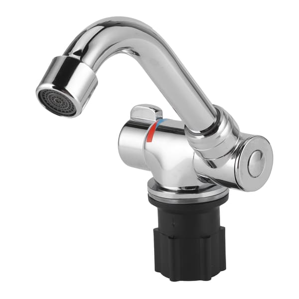 G1 2in Threaded Faucet Hot Cold Water Outlet 360 Rotation for RV Caravan Kitchen Bathroom