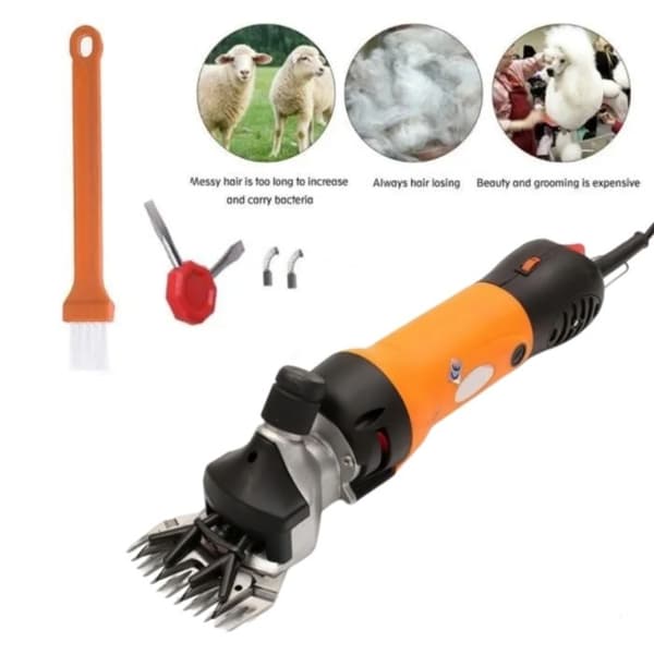Fårklippare - PRUMYA - 690W - 6 justerbara hastigheter - Extra lång kabel - Robusta blad