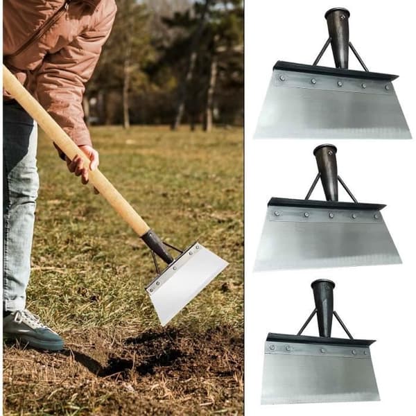 Multifunksjonell hagespade i rustfritt stål for fjerning av ugress og mose - 30 cm