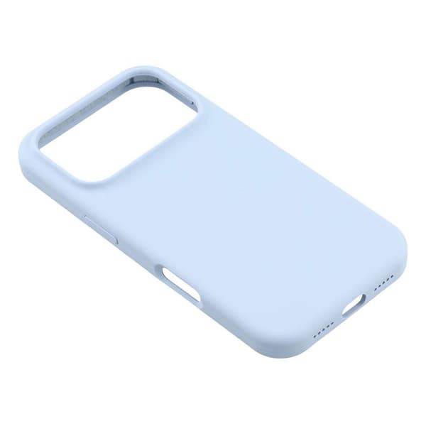 Kompatibel med iPhone 17 Pro Deksel Solid Silikon Støtsikkert Telefondeksel -lingling} Lys Light blue Baby Blue
