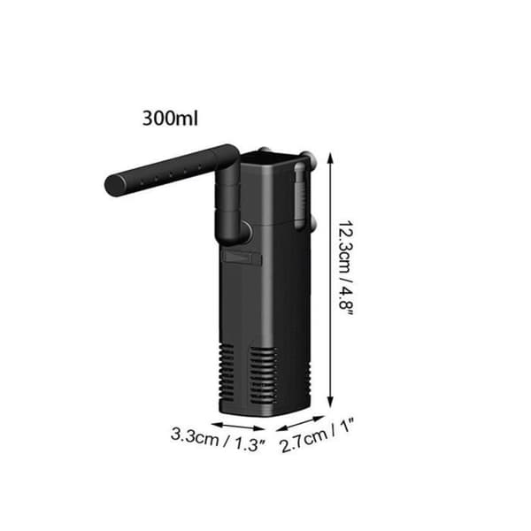 300 ml Lille Intern Akvarievandpumpefilter