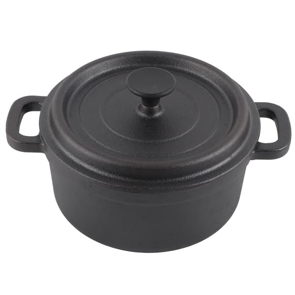 Traditional Double Dutch Oven Thickened Cast Iron Pot 20CM Diameter