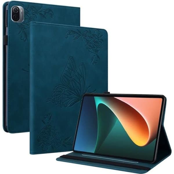 Surfplattefodral - Xiaomi - Pad 5/Pad 5 Pro - Blå - PU-läder - Stötsäkert