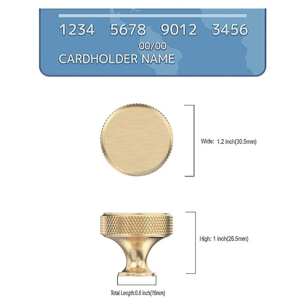 10-pack 1.2 inch Brushed Gold Cabinet Knobs Grooved Kitchen Cupboard Knobs Gold Drawer Knobs Round Dresser Knobs