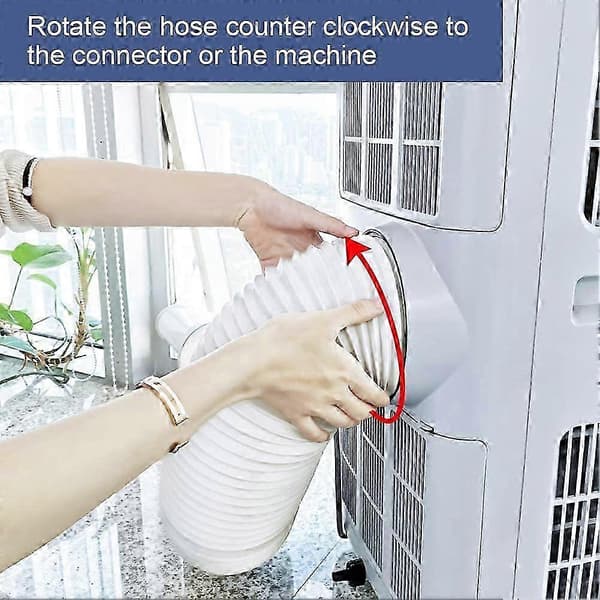 Ventilasjonsrør 130mm for klimaanlegg PVC eksosrør White
