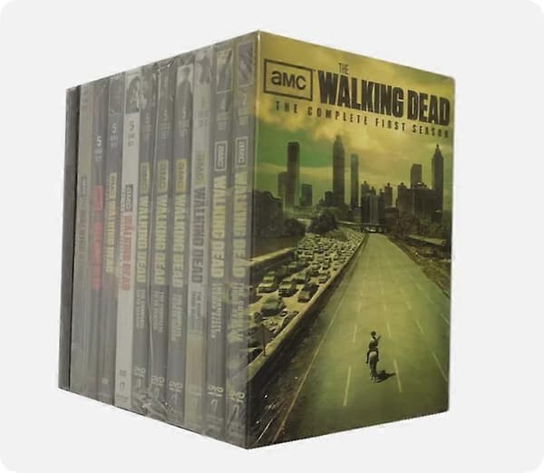The Walking Dead: Sæson 1-11 Komplet serie 53-disk DVD engelsk version