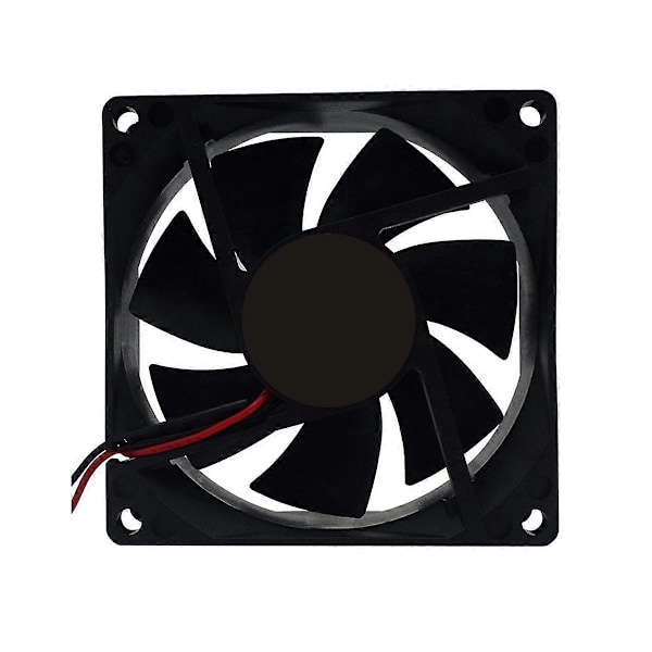 3X 24V 80mm 8cm Køleventilator 80X80X25 mm 8025 PC Computer Case Ventilator DIY Router GPU CPU Køleventilator black