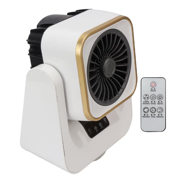 Fast Heating Electric Heater Adjustable Remote Control Portable Mini Indoor Fan Heater 220V CN Plug