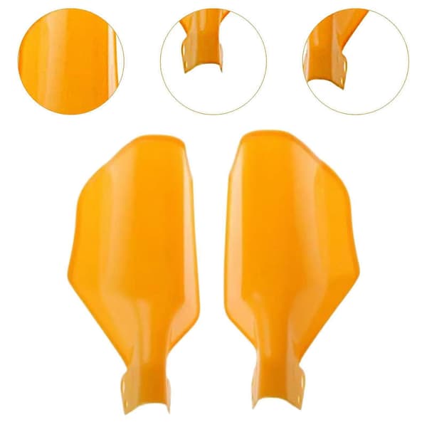 2 st Motorcykel Handskydd Kompatibla med 20 mm Styrkomponenter Handskyddsutrustning Yellow