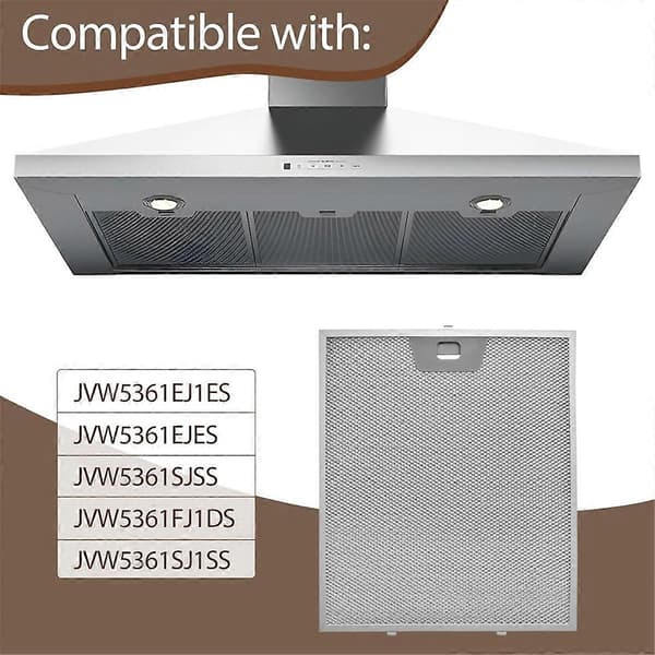3 STK. WB02X24871 Fedtfilter til Emhætte 3PCS 254*300*8