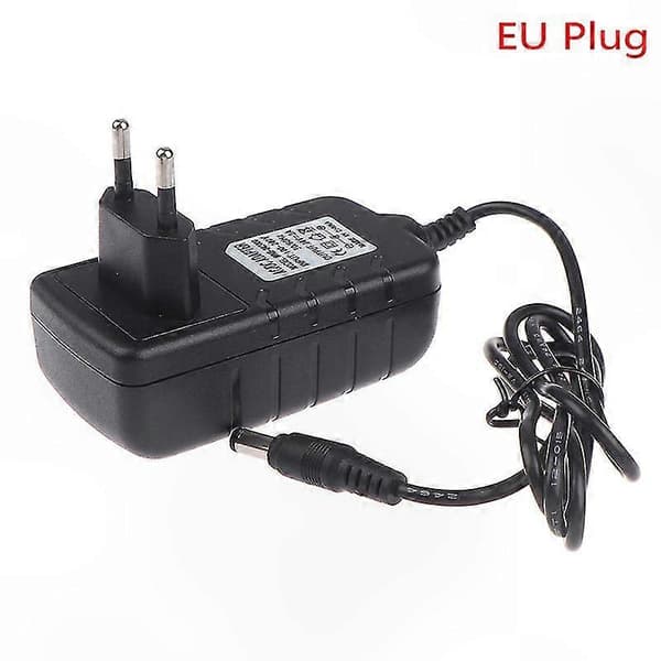 24V 2A Strömadapter för UV LED Nagel Lampor & Nagelkonst Utrustning Black EU